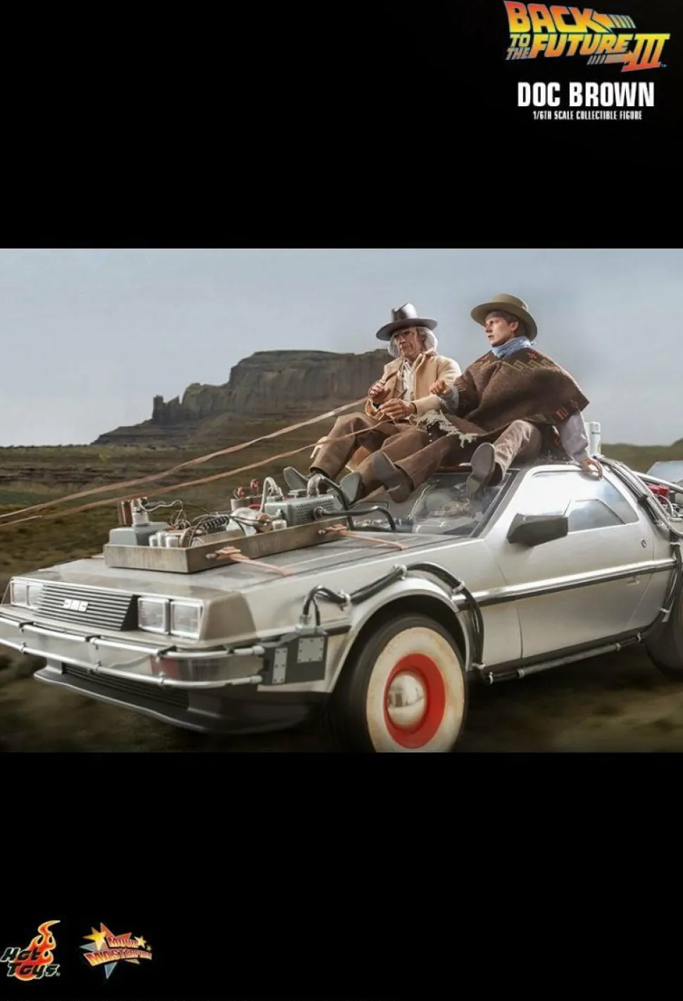 Back to the Future Part III - Doc Brown 1/6th Scale Hot Toys Action Figure