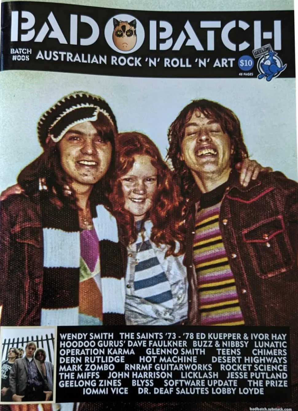 Bad Batch: Australian Rock 'n' Roll 'n' Art Zine - Issue #005 Magazine