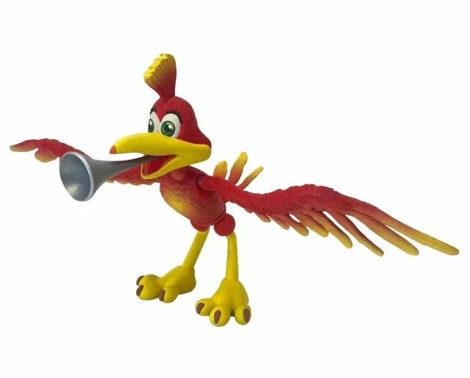 Banjo-Kazooie - Banjo + Kazooie Flocked 7" Action Figure 2-Pack