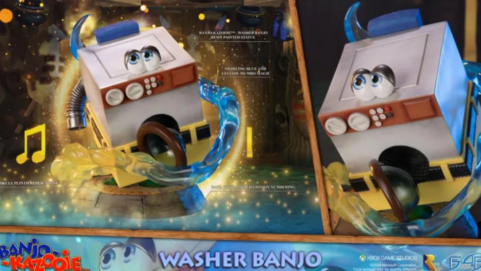 Banjo-Kazooie - Washer Banjo 8" Statue