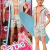 Barbie (2023) - Perfect Day Ken Wearing Pastel Striped Beach Matching Set Doll