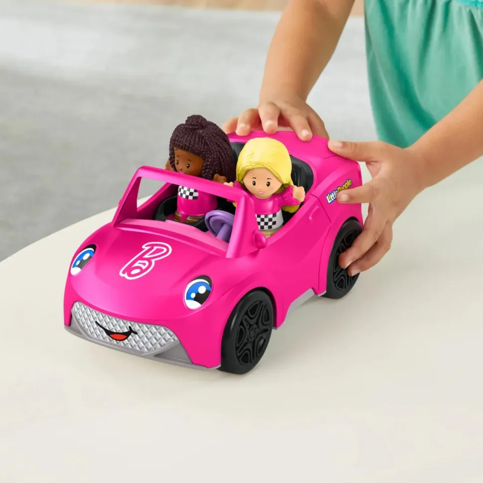 Barbie - Barbie Convertible Fisher-Price Little People Vehicle Playset