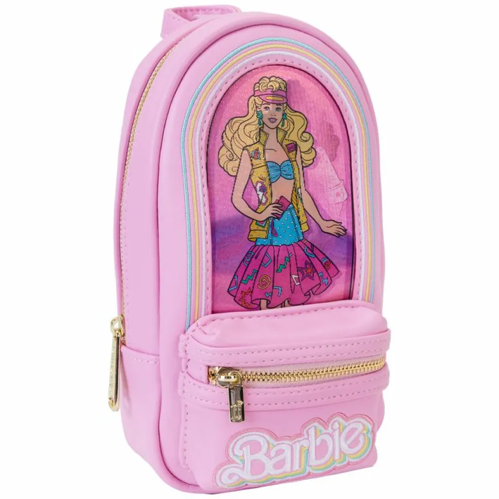 Barbie - 65th Anniversary Doll Box Triple Lenticular 8" Faux Leather Pencil Case
