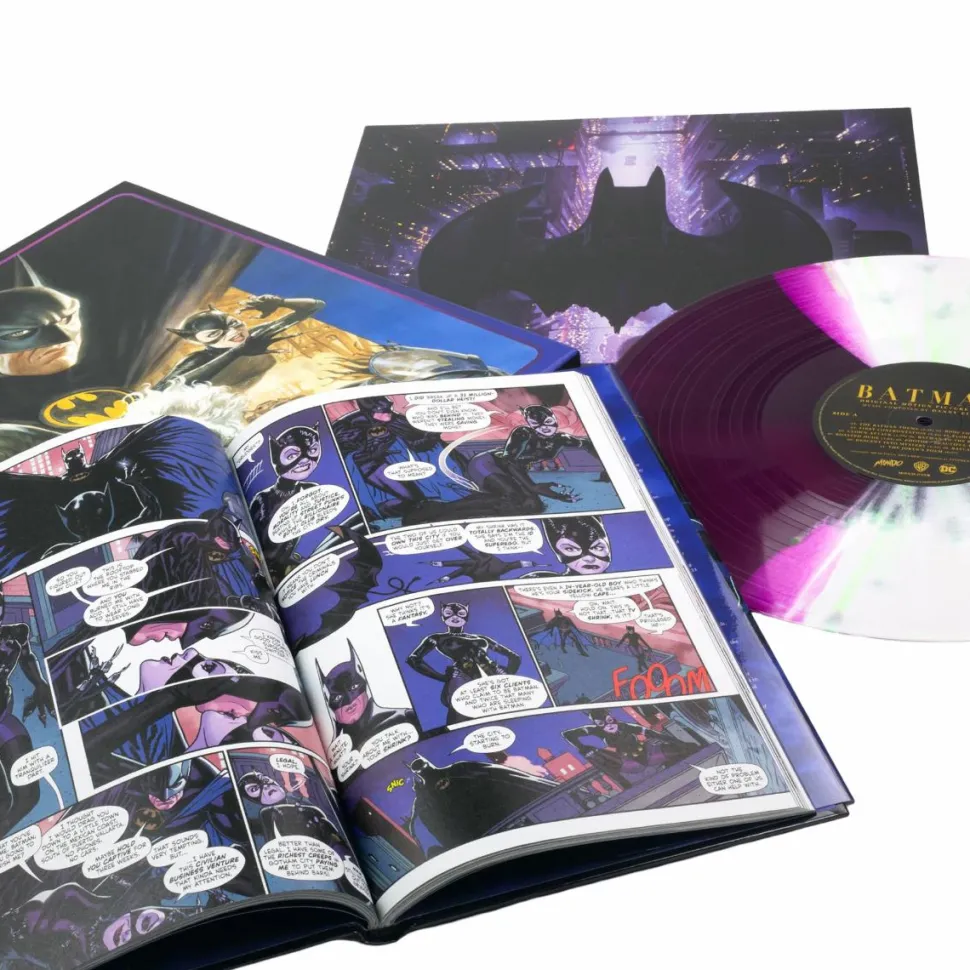 Batman (1989) - Batman '89 Graphic Novel & Original Motion Picture Score by Danny Elfman LP Vinyl Record Box Set (Batwing Coloured Vinyl)
