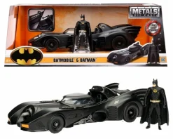 Batman (1989) - Batman with Batmobile 1/24th Scale Hollywood Rides Die-Cast Vehicle Replica