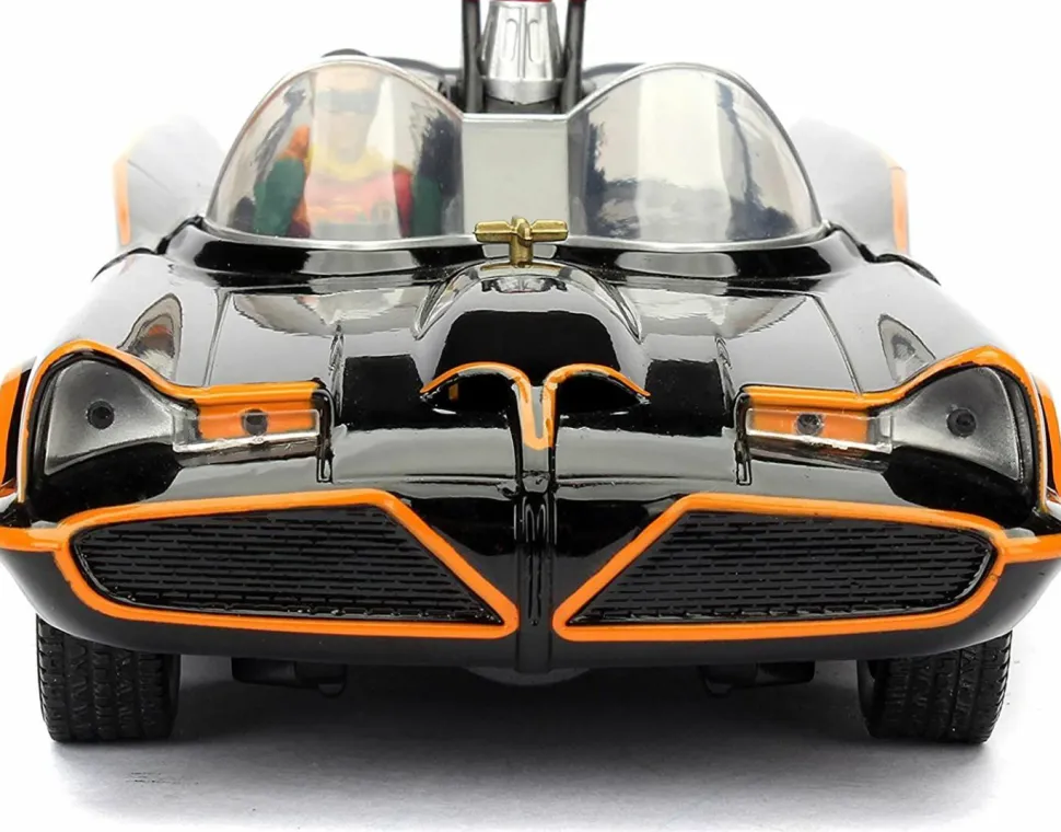 Batman (1966) - Batmobile with Batman Hollywood Rides 1/24th Scale Die-Cast Vehicle Replica Model Kit