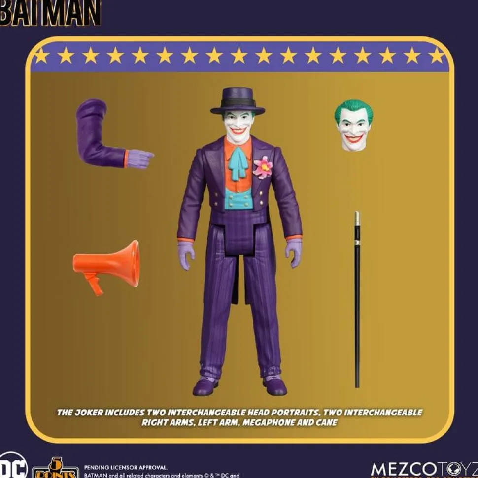 Batman (1989) - Joker 5 Points 3.75" Scale Action Figure