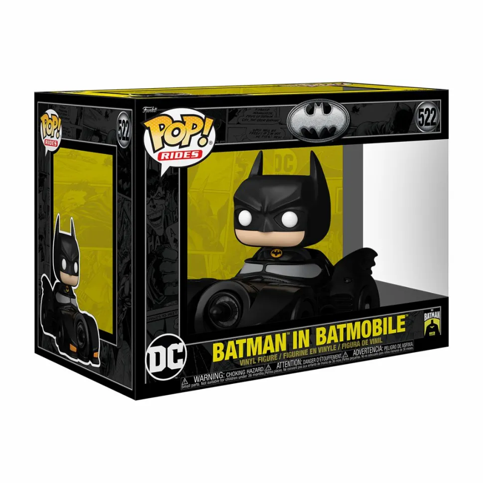 Batman - Batman in Batmobile (1989) 85th Anniversary Pop! Ride Vinyl Figure
