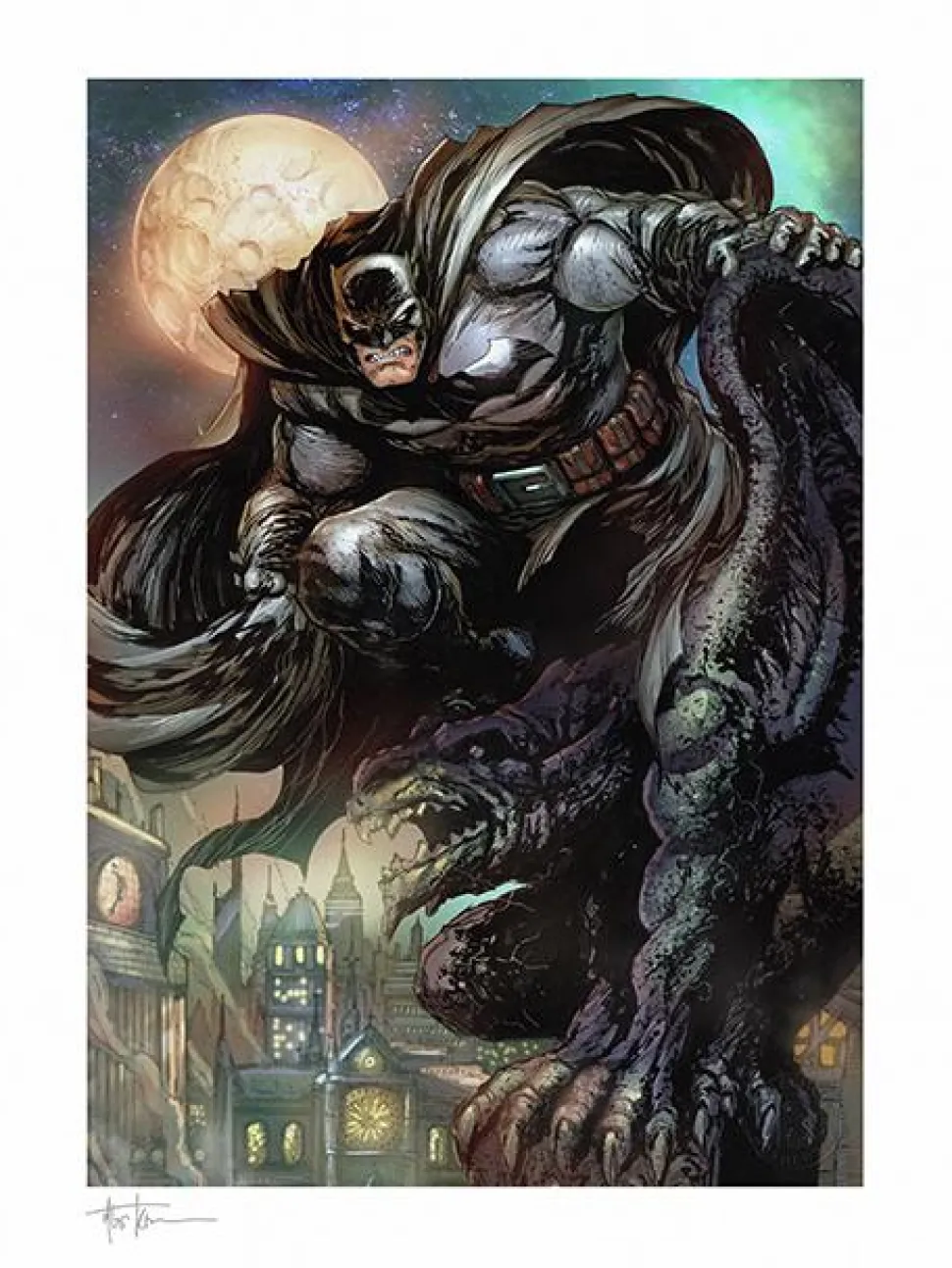 Batman - Batman: The Dark Knight Fine Art Print by Tyler Kirkham