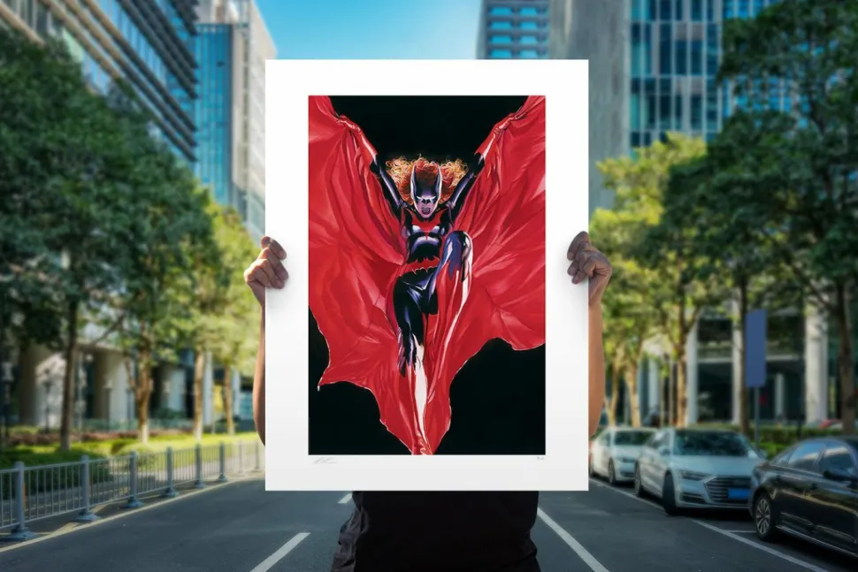 Batman - Batwoman Fine Art Print by Alex Ross