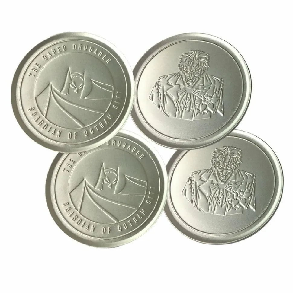 Batman - Embossed Metal Coasters 4-Pack