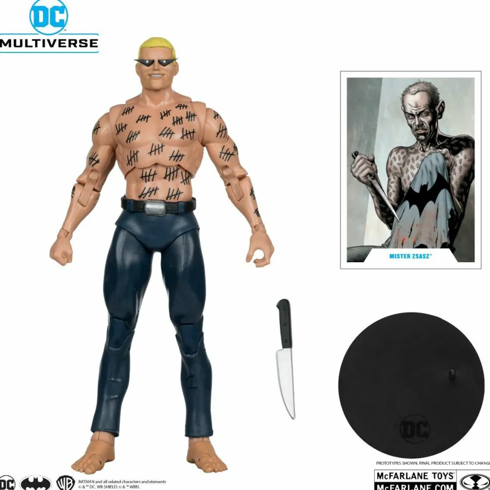 Batman - Mister Zsasz DC Multiverse Gold Label 7" Scale Action Figure
