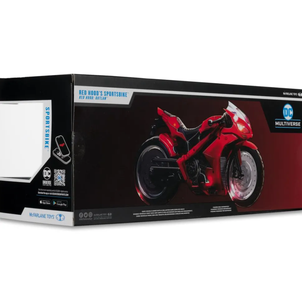 Batman - Red Hood's Sportsbike (Red Hood: Outlaw) DC Multiverse 7" Scale Action Figure Vehicle