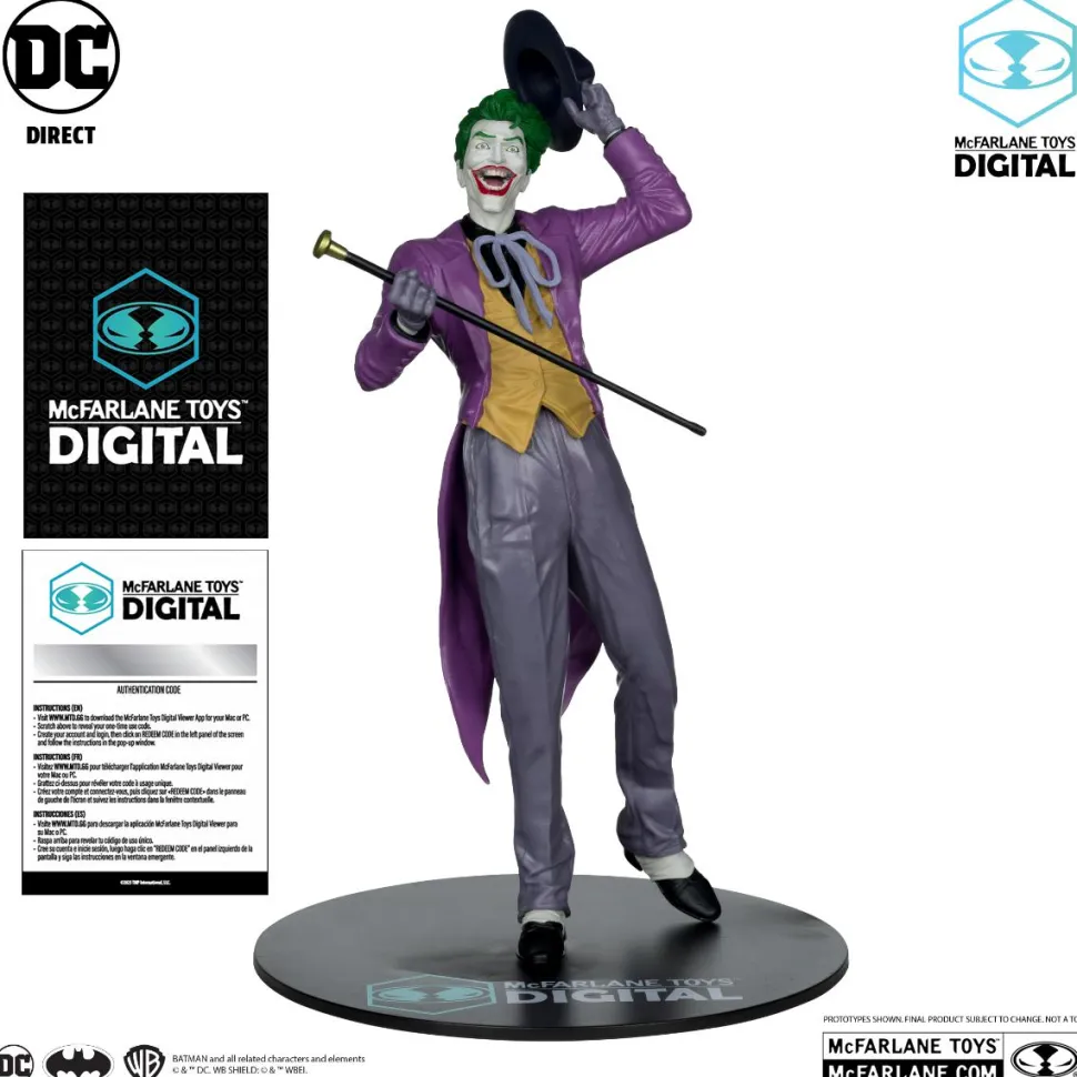 Batman - The Joker by Jason Fabok McFarlane Toys Digital 1/6th Scale PVC Posed Figure