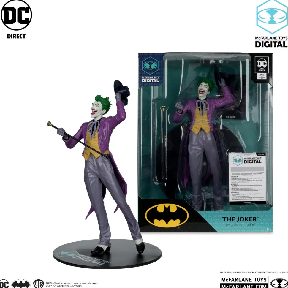 Batman - The Joker by Jason Fabok McFarlane Toys Digital 1/6th Scale PVC Posed Figure