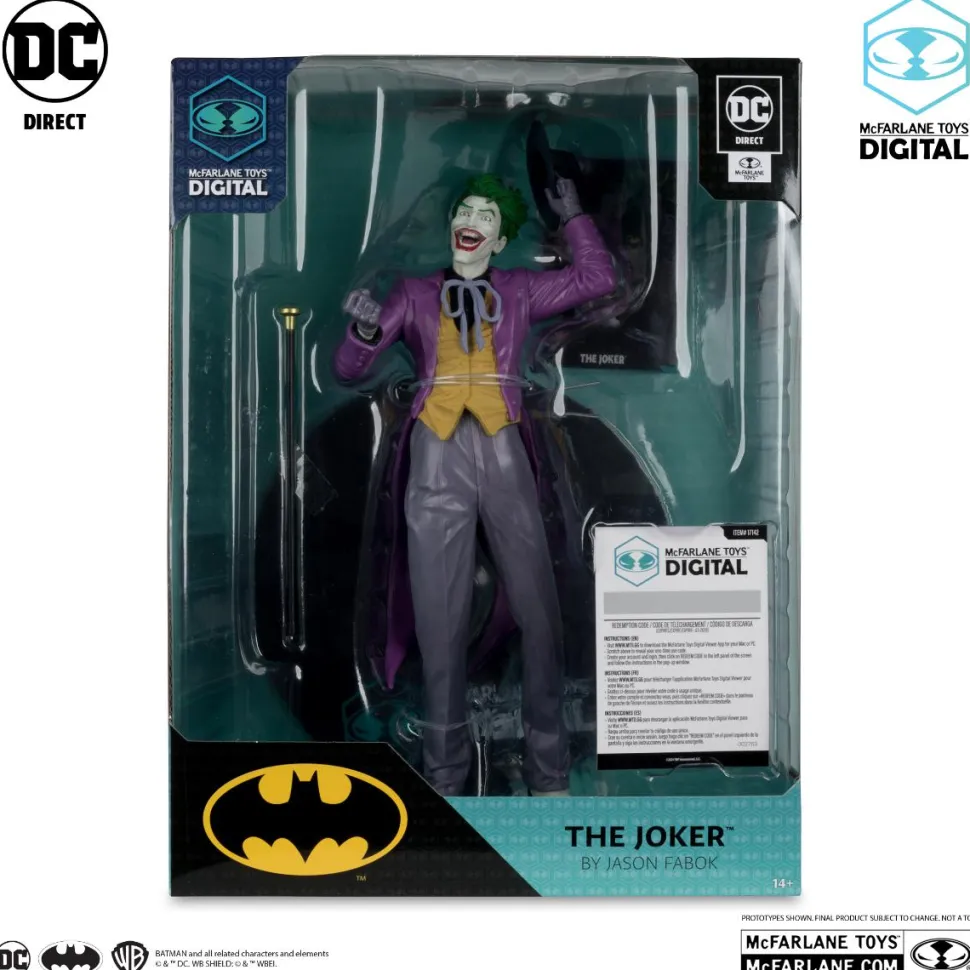 Batman - The Joker by Jason Fabok McFarlane Toys Digital 1/6th Scale PVC Posed Figure