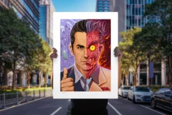 Batman - Two-Face Fine Art Print by Florian Bertmer