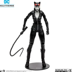 Batman: Arkham City - Catwoman (Black & White Variant) DC Multiverse Gold Label 7” Scale Action Figure (Solomon Grundy Build-A-Figure)