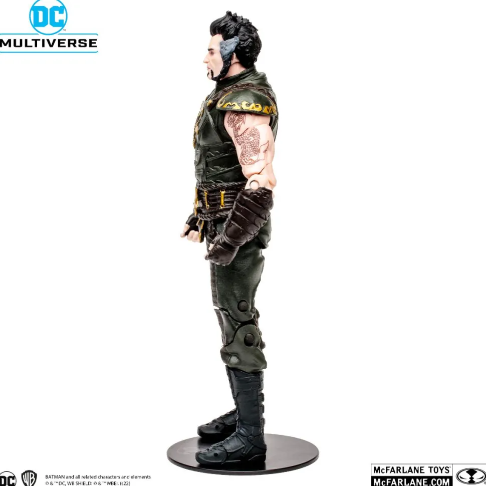 Batman: Arkham City - Ra's Al Ghul DC Multiverse 7” Scale Action Figure (Solomon Grundy Build-A-Figure)