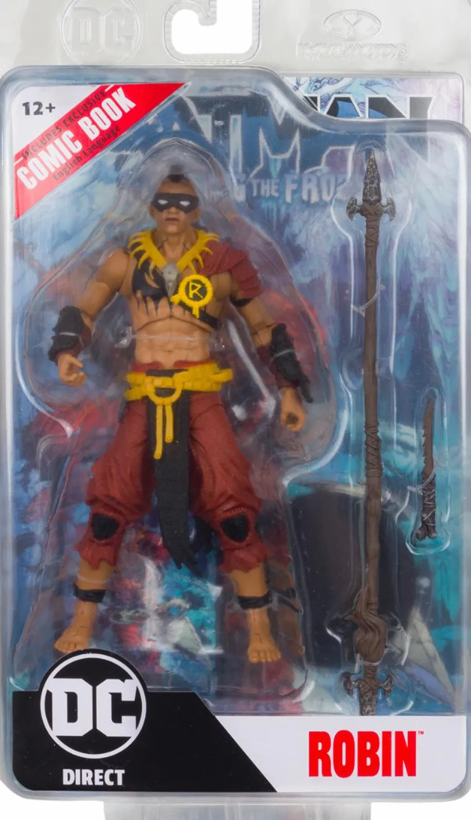 Batman: Fighting the Frozen - Robin Page Punchers 7" Scale Action Figure with Comic Book