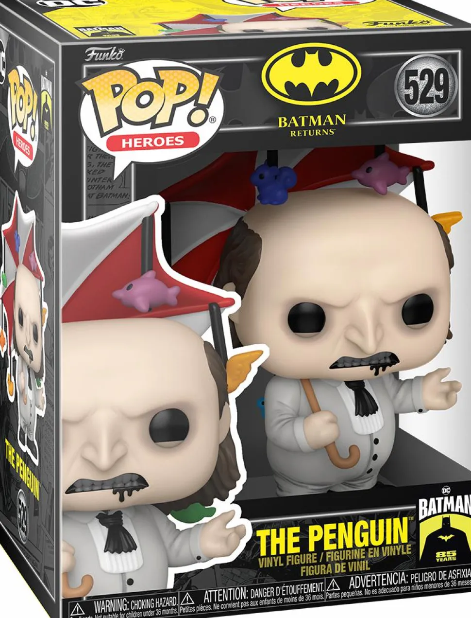 Batman Returns - The Penguin with Animal Umbrella 85th Batman Anniversary Pop! Vinyl Figure