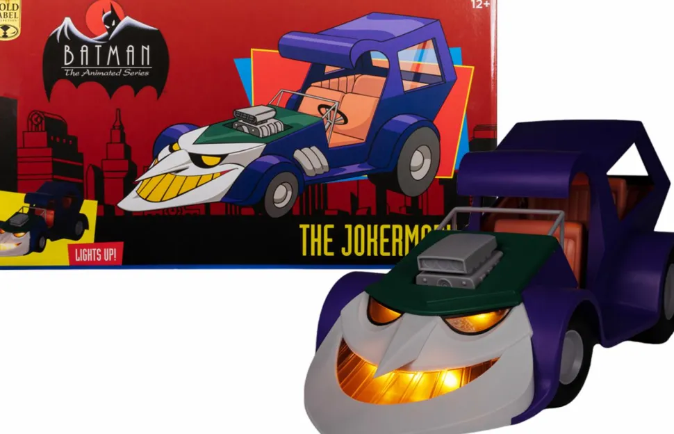 Batman: The Animated Series - The Jokermobile Gold Label 6" Scale Action Figure Vehicle