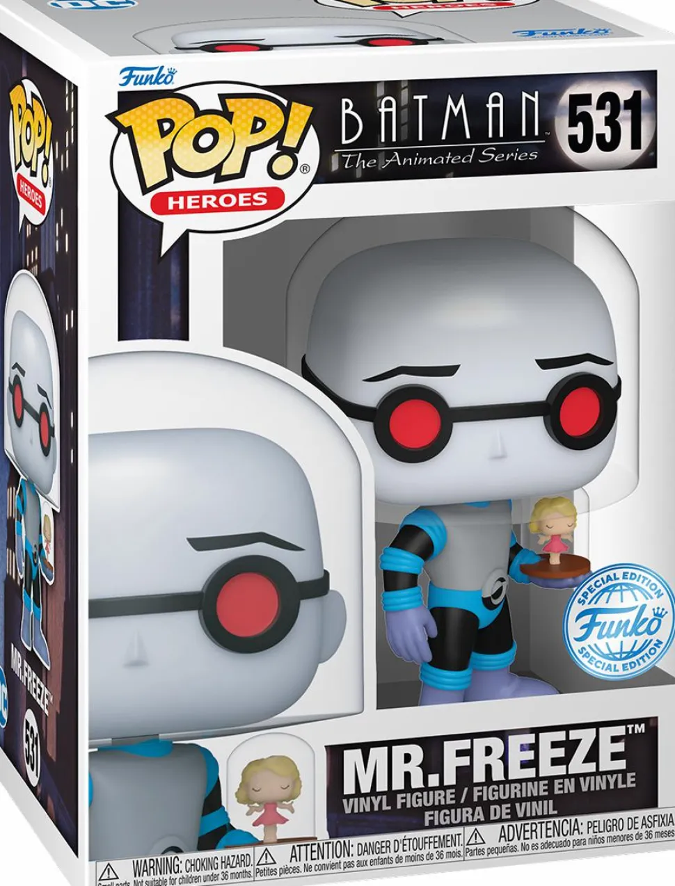 Batman: The Animated Series - Mr Freeze with Nora Pop! Vinyl Figure