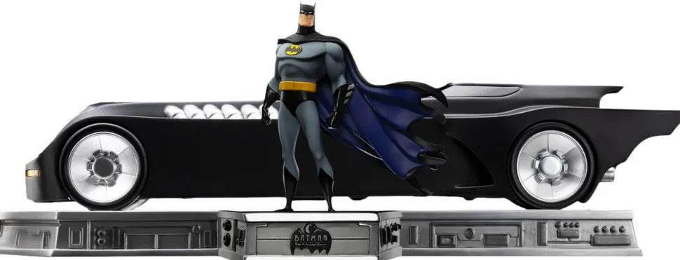 Batman: The Animated Series - Batman & Batmobile Deluxe 1/10th Scale Statue