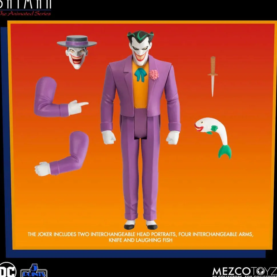Batman: The Animated Series - The Joker 5 Points 3.75" Scale Action Figure