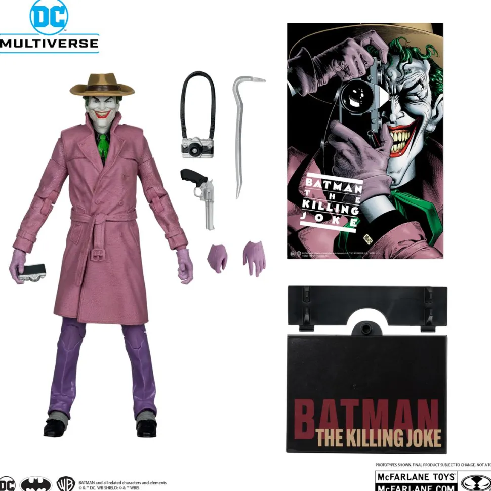 Batman: The Killing Joke - The Joker DC Multiverse Cover Recreations Gold Label 7" Scale Action Figure