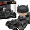 Batman vs Superman: Dawn of Justice - Batman with Batmobile Dorbz Ridez Vinyl Figure **Non-Mint Packaging**