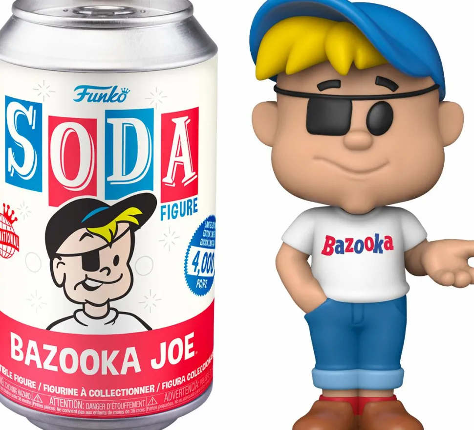 Bazooka - Bazooka Joe Vinyl SODA Figure in Collector Can (International Edition)