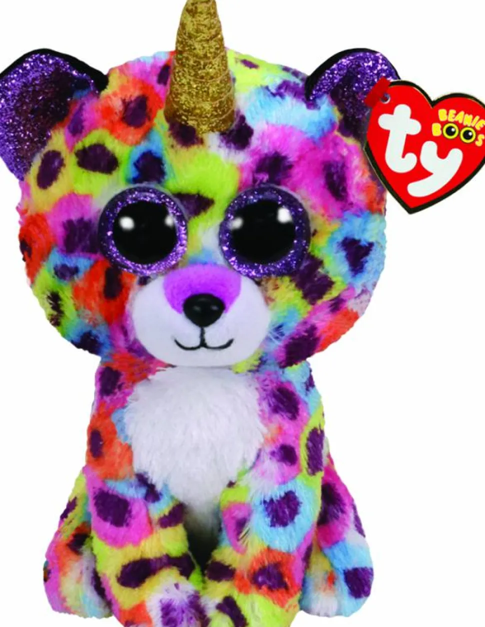 Beanie Boos - Giselle the Leopard with Horn 6” Plush