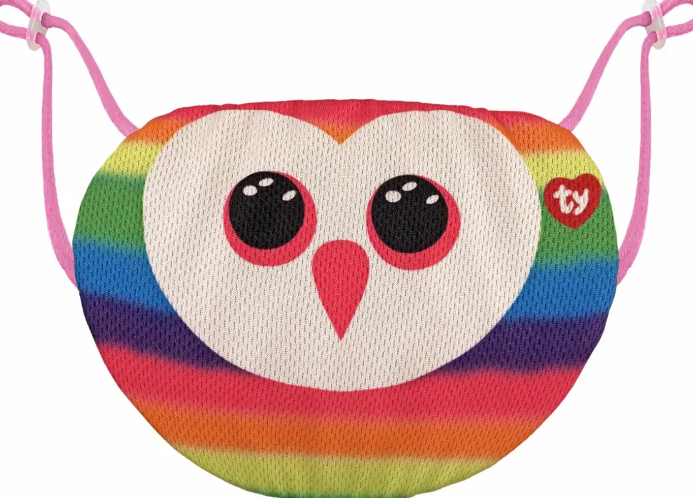 Beanie Boos - Owen the Owl Adjustable Face Mask (One Size)