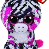 Beanie Boos - Zoey the Zebra Flippable 6” Plush