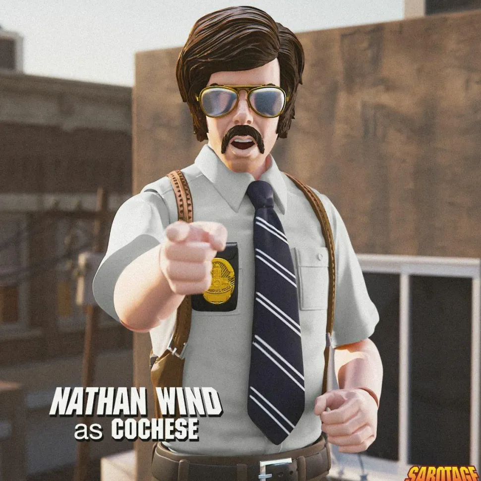 Beastie Boys: Sabotage - Nathan Wind as “Cochese” (MCA) Ultimates! 7" Scale Action Figure (Wave 1)