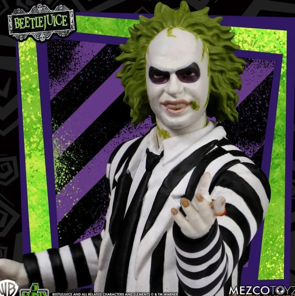 Beetlejuice (1988) - Beetlejuice (Striped Suit) 5 Points 3.75" Scale Action Figure