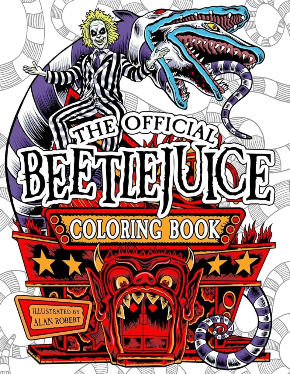 Beetlejuice - The Official Colouring Book Paperback Book