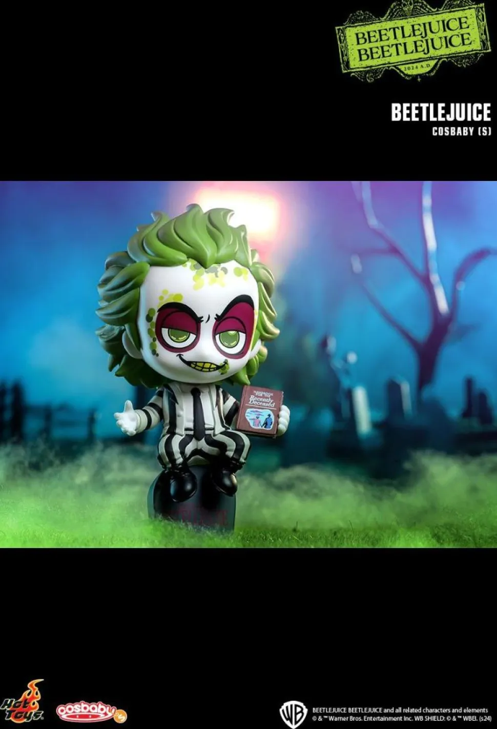 Beetlejuice Beetlejuice (2024) - Beetlejuice Cosbaby (S) Hot Toys Figure