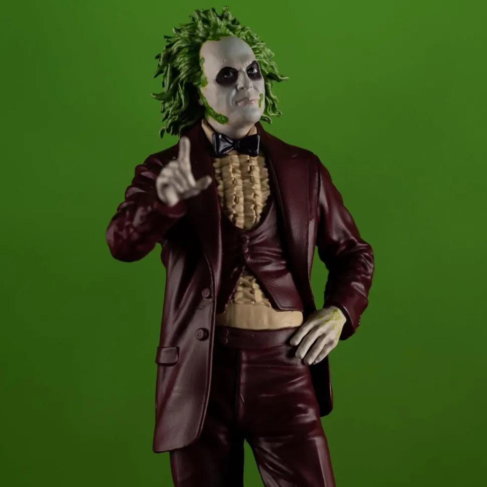 Beetlejuice Beetlejuice (2024) - Beetlejuice (Betelgeuse) Movie Maniacs 6" Scale PVC Statue