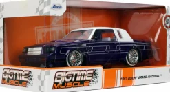 Big Time Muscle - 1987 Buick Grand National (Purple) 1/24th Scale Die-Cast Vehicle Replica