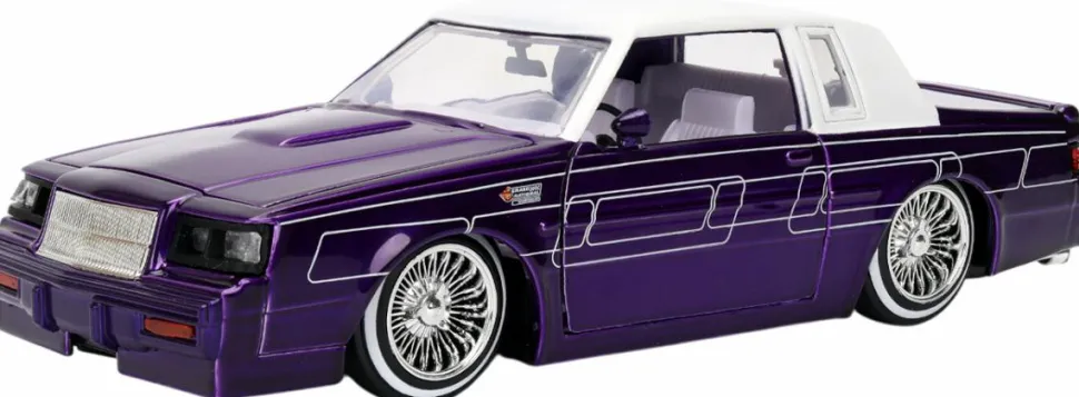 Big Time Muscle - 1987 Buick Grand National (Purple) 1/24th Scale Die-Cast Vehicle Replica