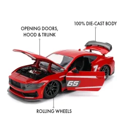 Big Time Muscle - 2024 Ford Mustang Dark Horse 1/24th Scale Die-Cast Vehicle Replica