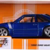 Big Time Muscle - Cobalt Blue 1989 Ford Mustang GT 1/24th Scale Die-Cast Vehicle Replica