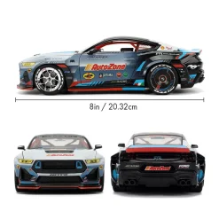 Big Time Muscle - James Deane's 2024 Ford Mustang RTR Racing 1/24th Scale Die-Cast Vehicle Replica