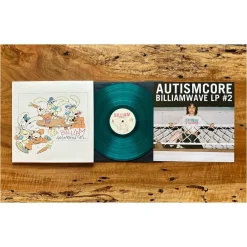 Billiam - Animation Cel LP Vinyl Record (Recycled Translucent Teal Vinyl)