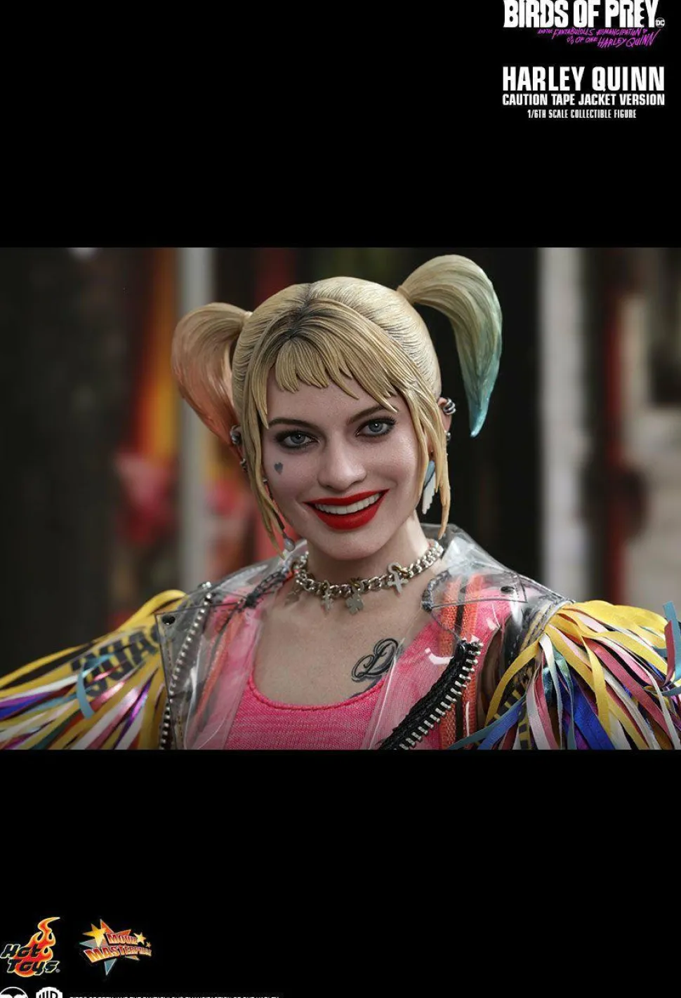 Birds of Prey (2020) - Harley Quinn in Caution Tape Jacket 1/6th Scale Hot Toys Action Figure