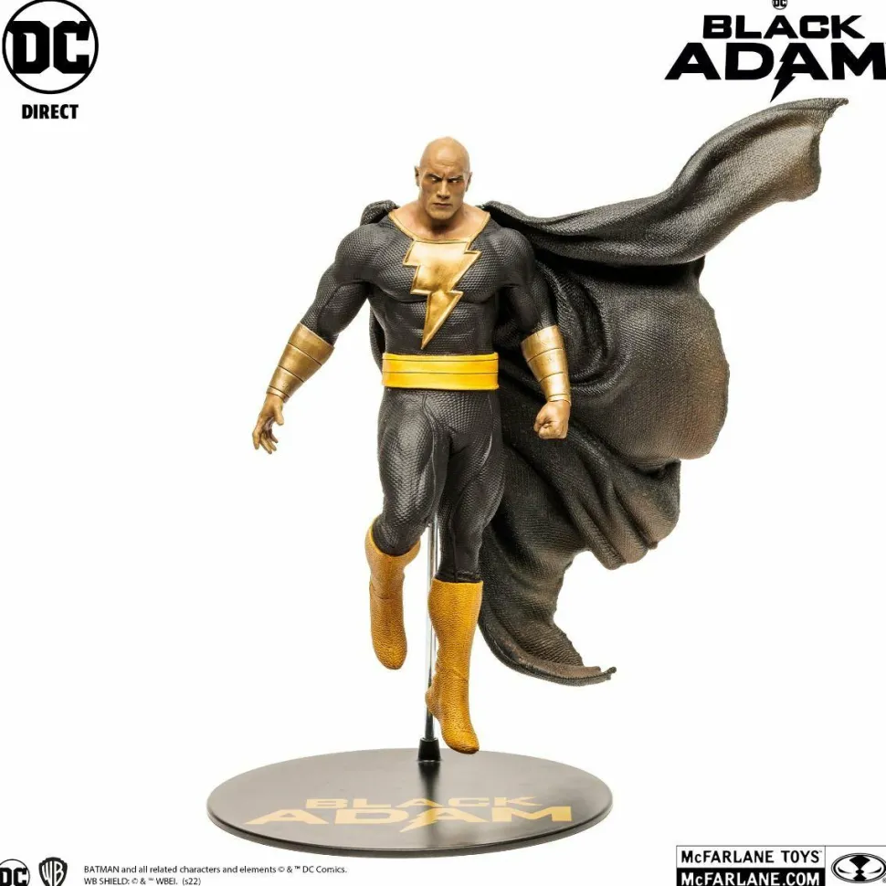 Black Adam (2022) - Black Adam by Jim Lee 12” PVC Statue