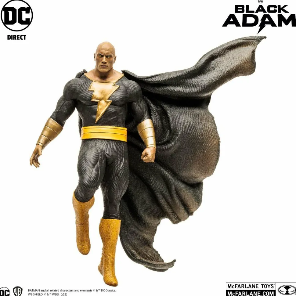 Black Adam (2022) - Black Adam by Jim Lee 12” PVC Statue
