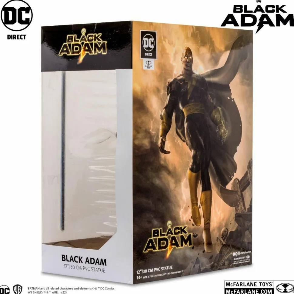 Black Adam (2022) - Black Adam by Jim Lee 12” PVC Statue